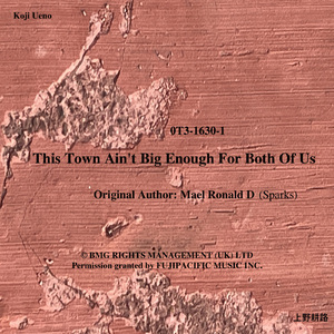 This Town Ain't Big Enough For Both Of Us