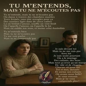 Tu mentends mais tu ne mecoutes pas