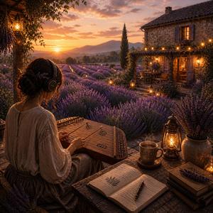 Lavender Field Dulcimer