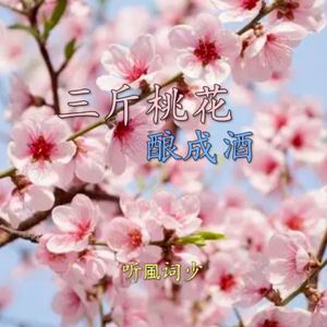 三斤桃花酿成酒