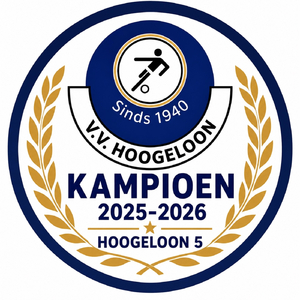 Kampioen (blauw witten we gaan het doen)