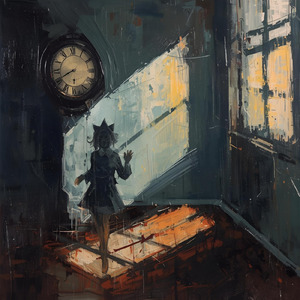 時計の音とため息