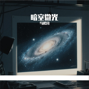 秋叶沉入深蓝湖心