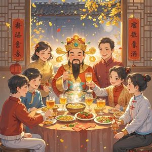 我带财神过春节