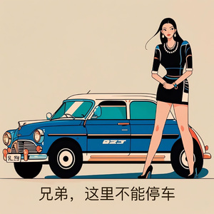 兄弟这里不能停车