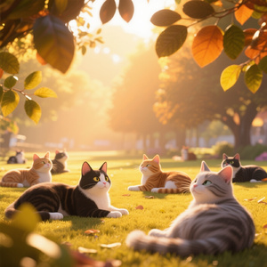 猫と日向ぼっこのワルツ