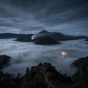 Mountain Fog at 3AM