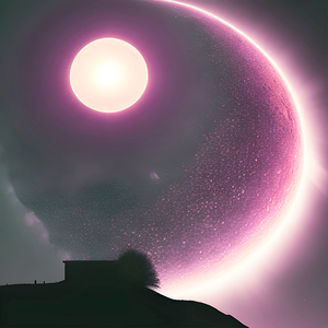 Sun Covered in Darkness
