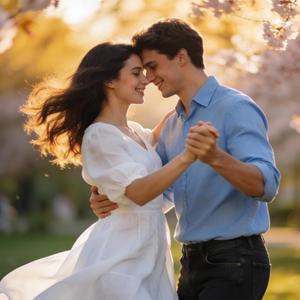 Komm, dreh dich im Kreis, die Musik führt uns weit,