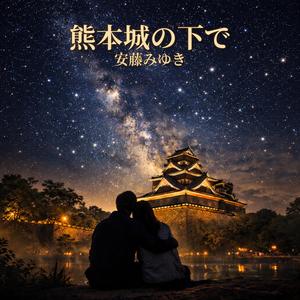 熊本城の下で