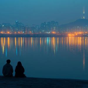 한강은 오늘도 그대로 였어