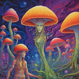 Mushrooms And Fairies
