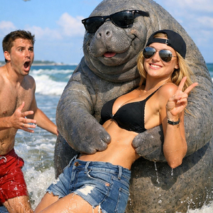 She Left Me for a Man...a Manatee