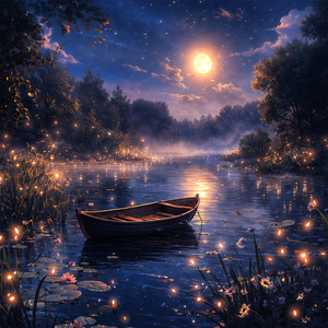 Сонный свет луны