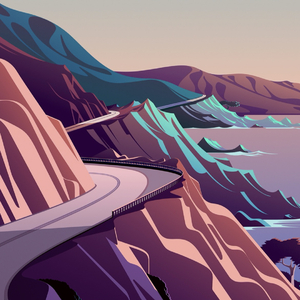 一人夜里独自漫步