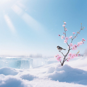 等冬过去等春来临