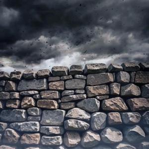 flying here over walls