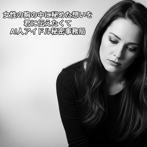 女性の胸の中に秘めた想いを君に伝えたくて