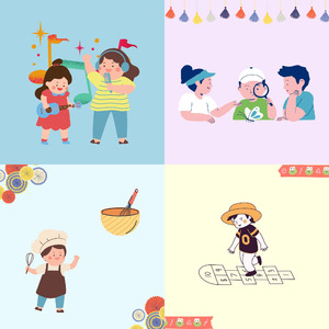 微妙的快乐的孩子心情