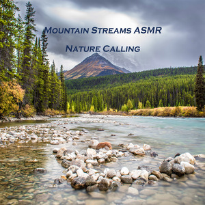 겨울산에 흐르는 물