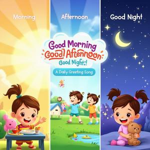 Good Morning, Good Afternoon, Good Night (A Greeting Song for Kids)
