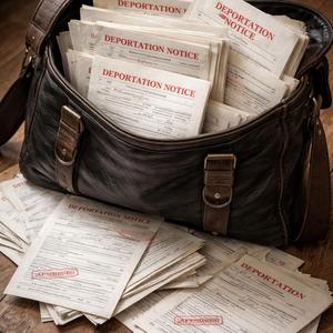Bag Full of Deportation Papers