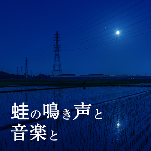 蛙の鳴き声と揺れるギターの音