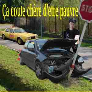 Ça coute chère d'être pauvre