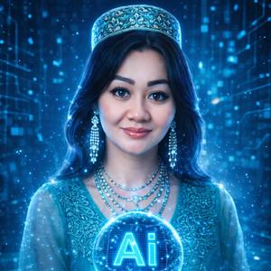 Темные брови, карие глаза