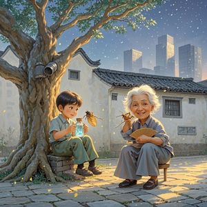 楼顶上的蝉鸣_十里平湖秋月夜