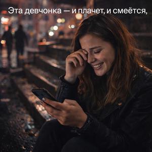 Эта девчонка — и плачет, и смеётся