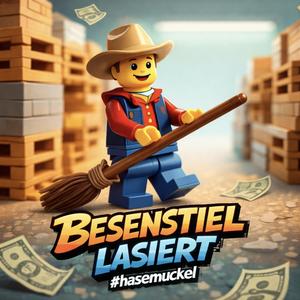 Besenstiel lasiert (#hasemuckel)