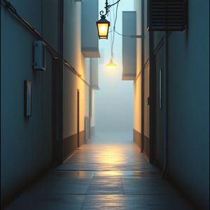 Walking in the Rainy Night