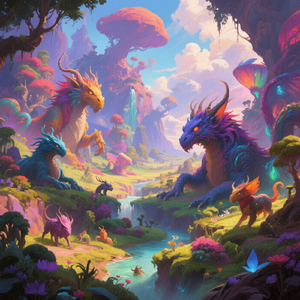 幻想的な世界
