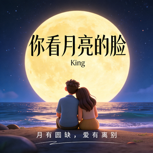 你看你看月亮的脸