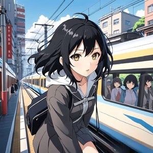 黒髪の少女