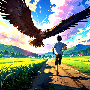 見えない翼広げて