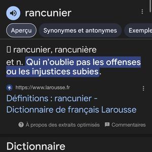 Rancunier