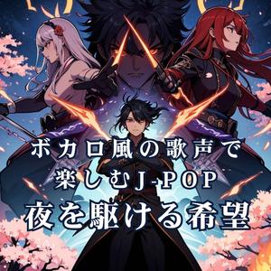 ボカロ風の歌声で楽しむJ-POP 夜を駆ける希望