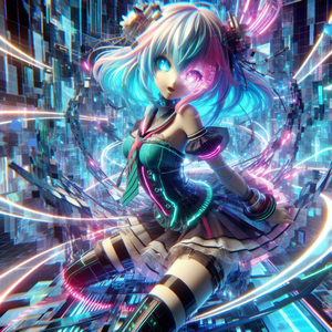 Morphing Patterns of Electric Chaos