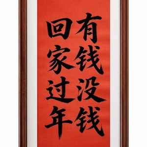 有钱没钱，回家过年