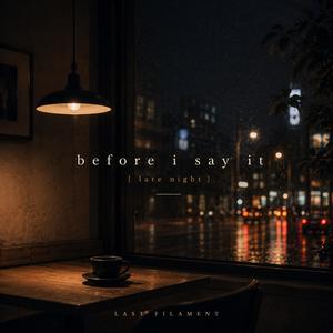 Before I Say It (Late Night)