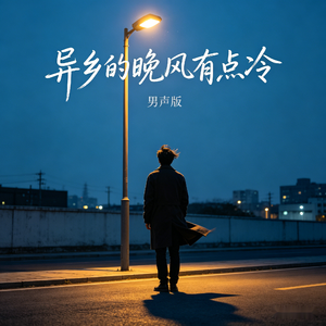 异乡的晚风有点冷