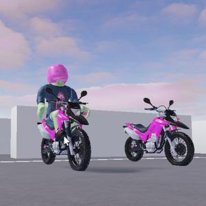Pink Motorcycle