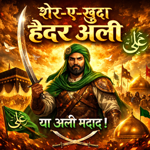 शेर-ए-खुदा हैदर अली या अली मदद