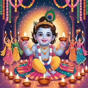 नंद घर आज बाजे बधाई