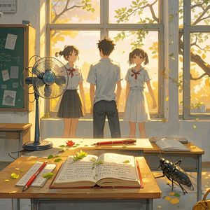 夏蝉与花瓣的信-月舞流风