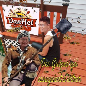 Des guêpes qui essayaient d'entrer