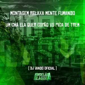 Montagem Relaxa Mente Fumando um Chá Ela Quer Copão Vs Pica de Trem