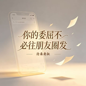 你的委屈不必往朋友圈发